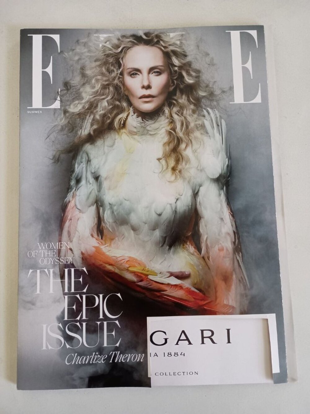 Elle magazine Summer 2026 featuring Charlize Theron